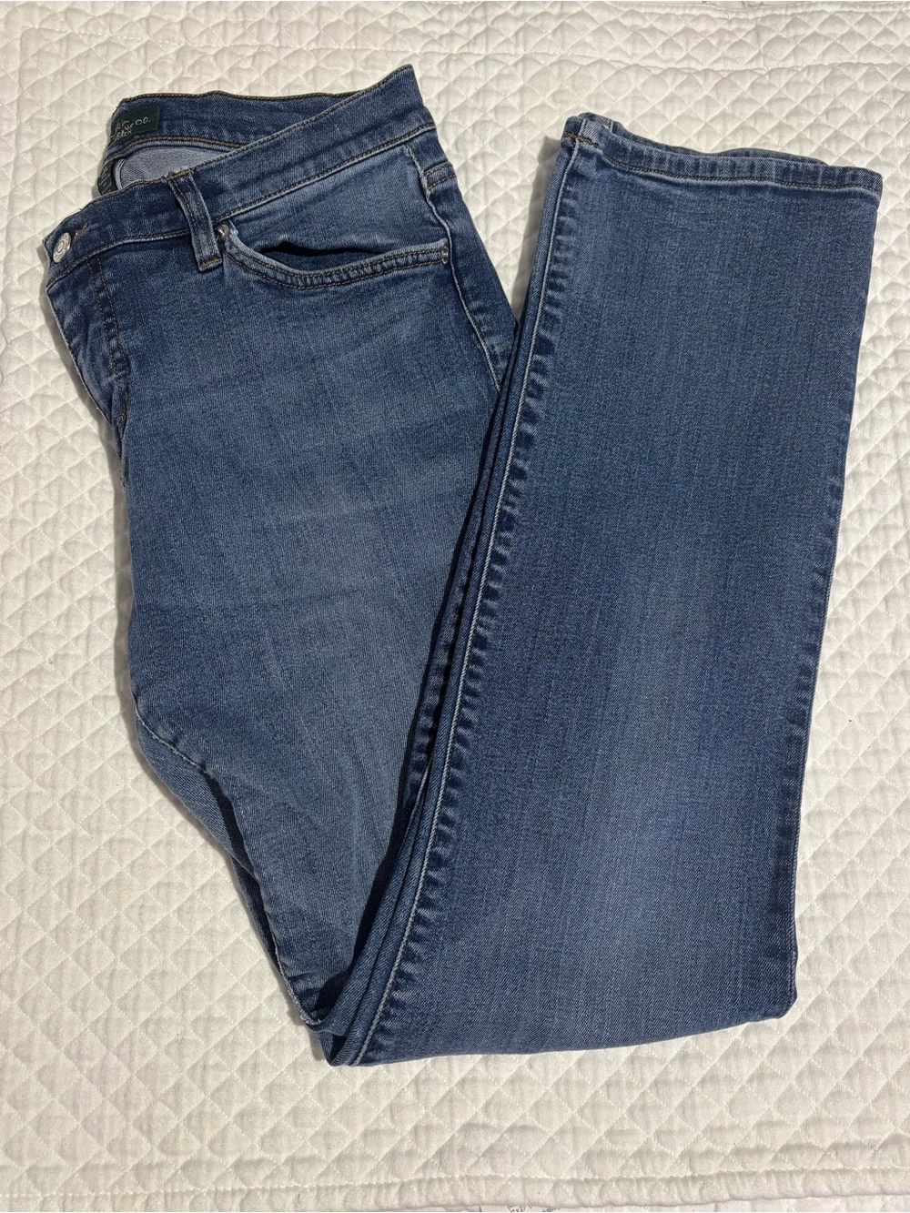 Lauren Ralph Lauren Jeans Co. Women’s Straight Jeans in Dark Blue Denim Sz 10